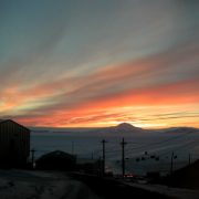 sunset McMurdo